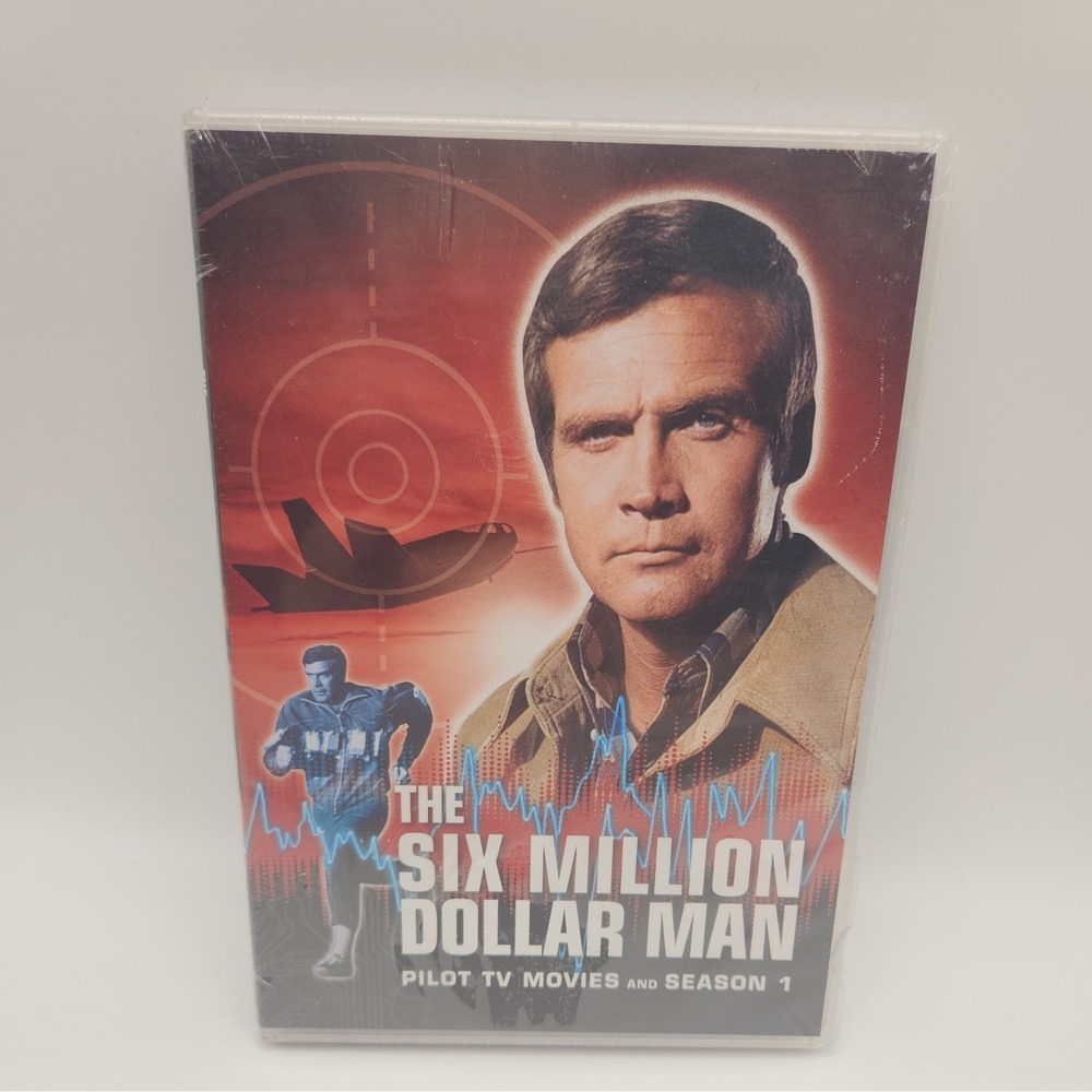NEW The Six Million Dollar Man: Pilot TV Movies and Season 1 (DVD, 1974) READ